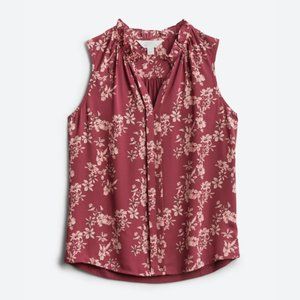 Stitch Fix 2X Market & Spruce Orlee Mixed Material Sleeveless Top